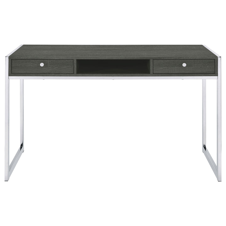 Weathered Grey Writing Desk