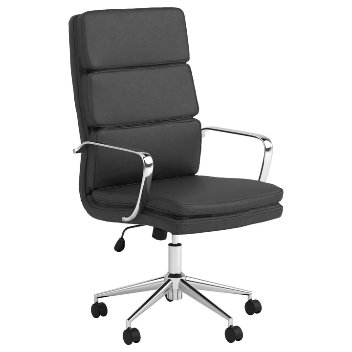 Ximena High Back Upholstered Office Chair Black