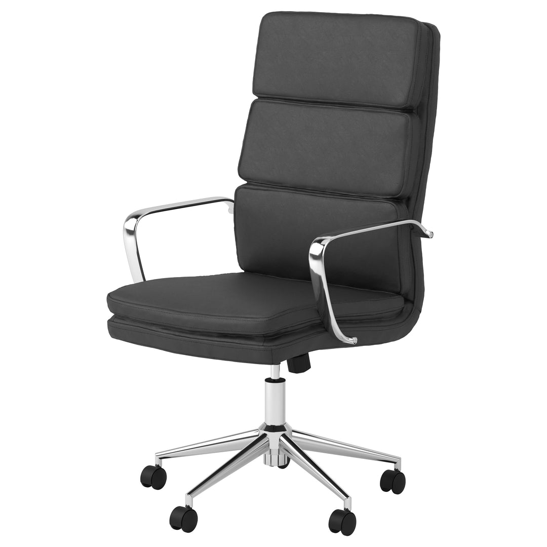 Ximena High Back Upholstered Office Chair Black