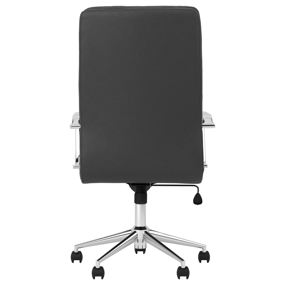 Ximena High Back Upholstered Office Chair Black