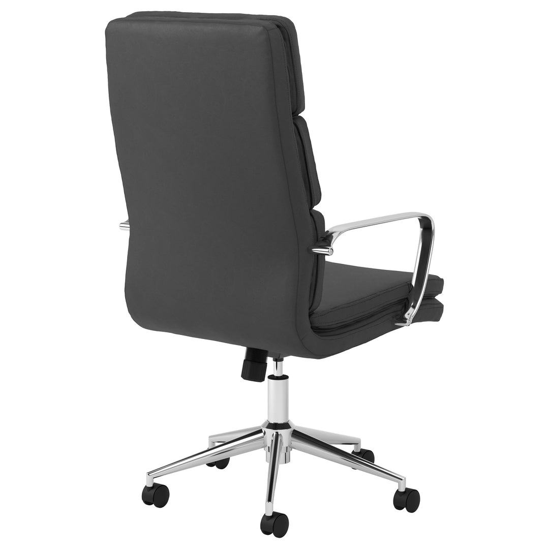 Ximena High Back Upholstered Office Chair Black