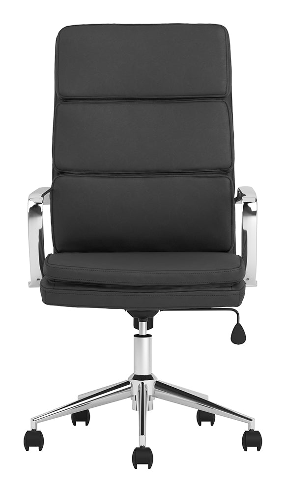 Ximena High Back Upholstered Office Chair Black