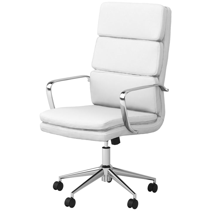 Ximena High Back Upholstered Office Chair White