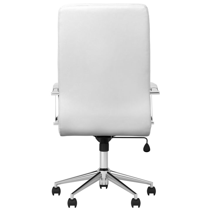 Ximena High Back Upholstered Office Chair White