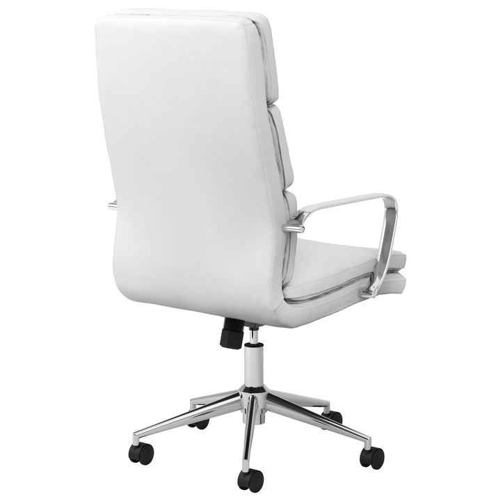 Ximena High Back Upholstered Office Chair White