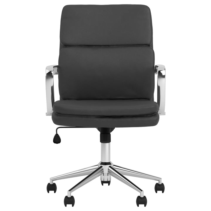 Ximena Standard Back Upholstered Office Chair Black