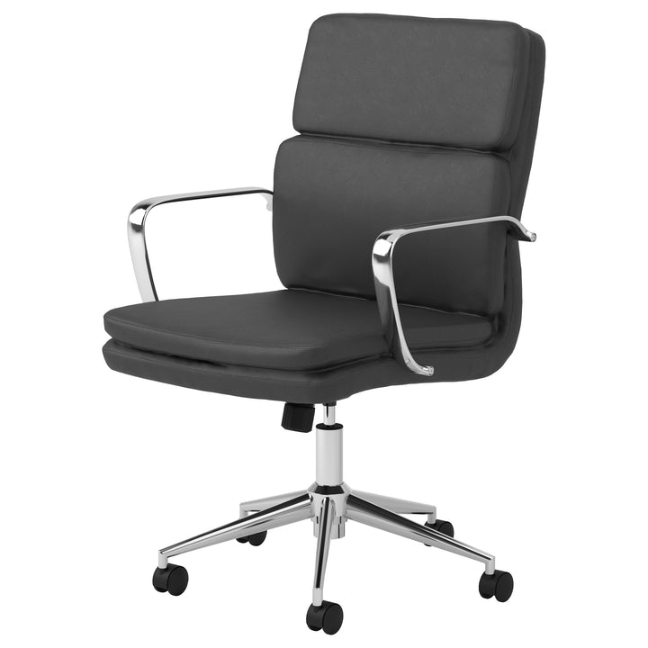 Ximena Standard Back Upholstered Office Chair Black