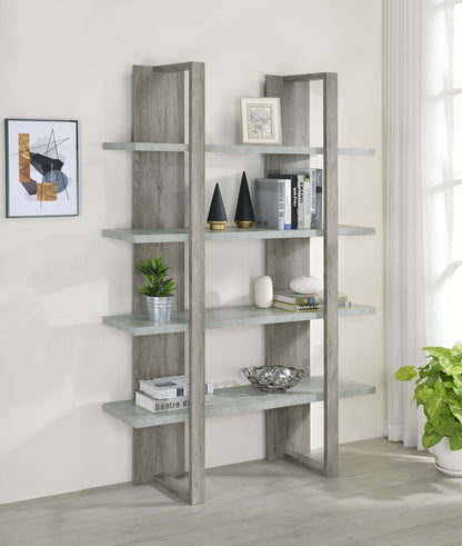 Danbrook Bookcase with 4 Full-length Shelves