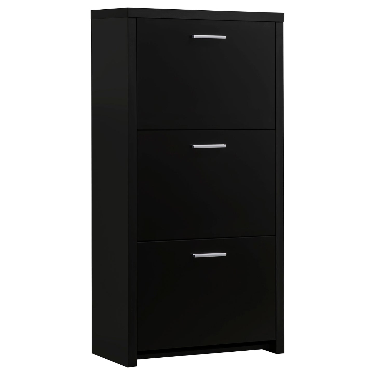 Vivian 3-drawer Shoe Cabinet Black