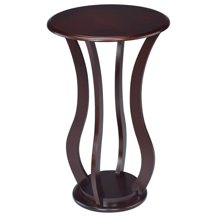 Elton Round Top Accent Table Cherry