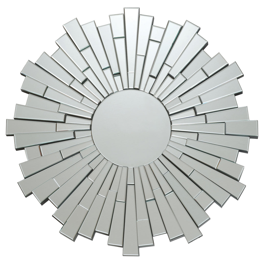 Danika Sunburst Circular Mirror Silver