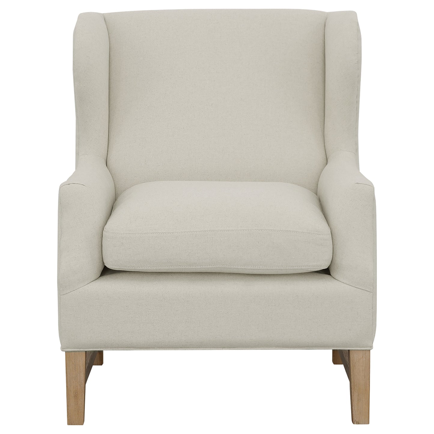 Fleur Wing Back Accent Chair Cream