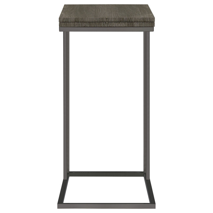 Pedro Expandable Top Accent Table Weathered Grey and Black