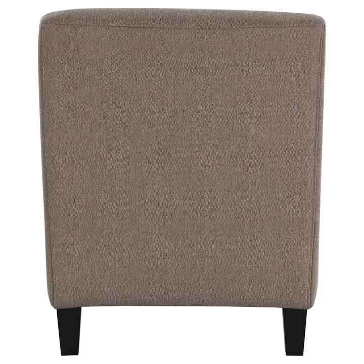 Liam Upholstered Sloped Arm Accent Club Chair Camel