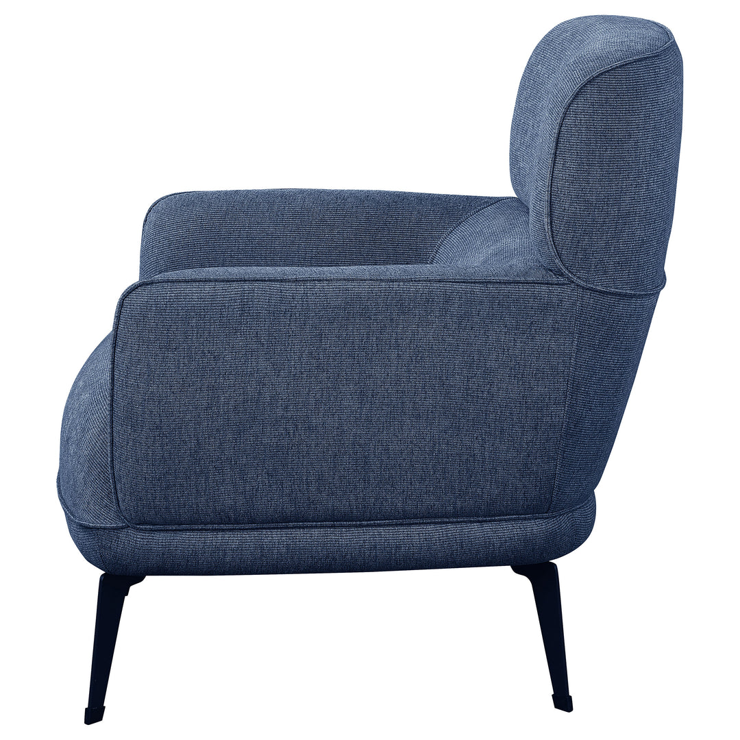 Andrea Heavy Duty High Back Accent Chair Blue