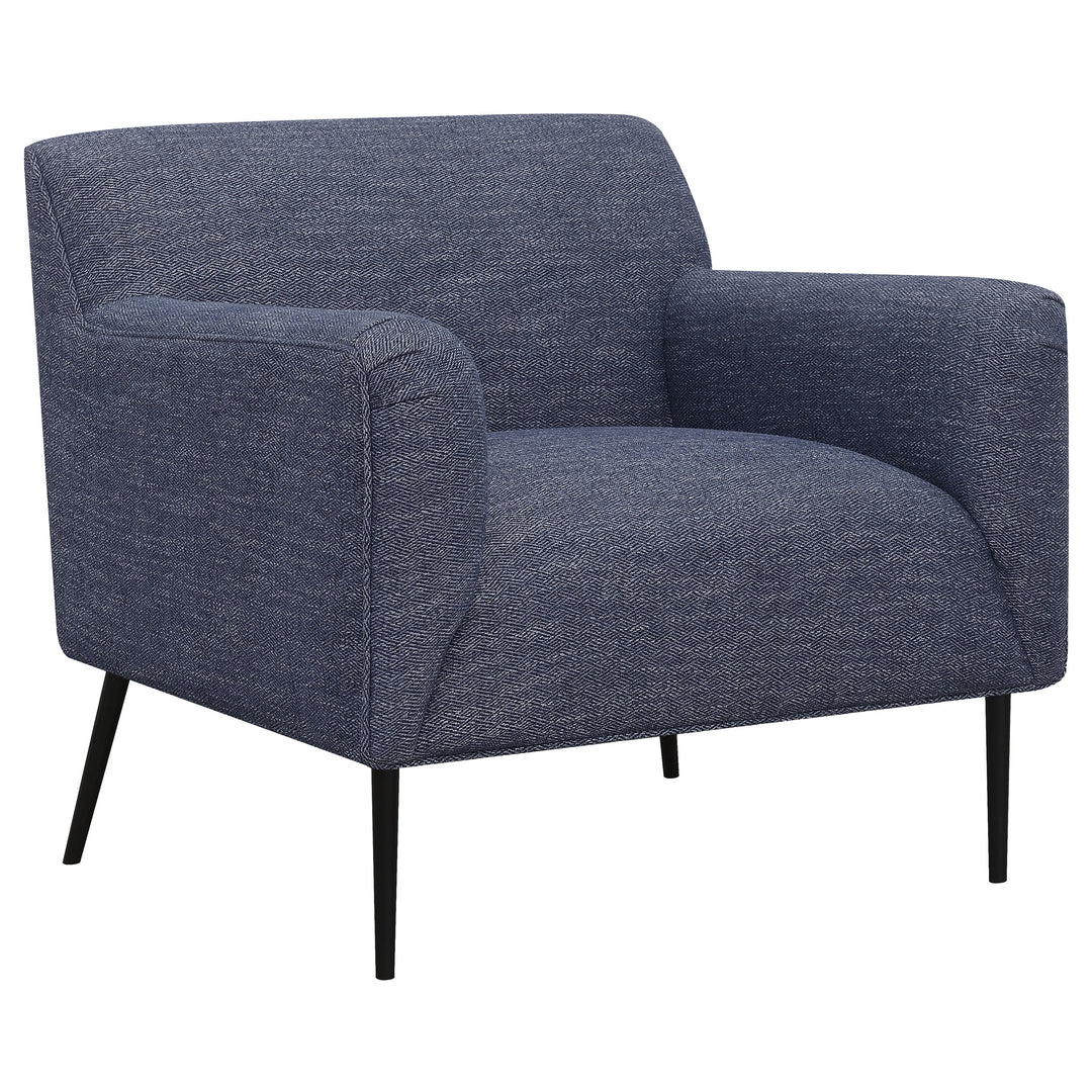 Darlene Upholstered Tight Back Accent Chair Navy Blue