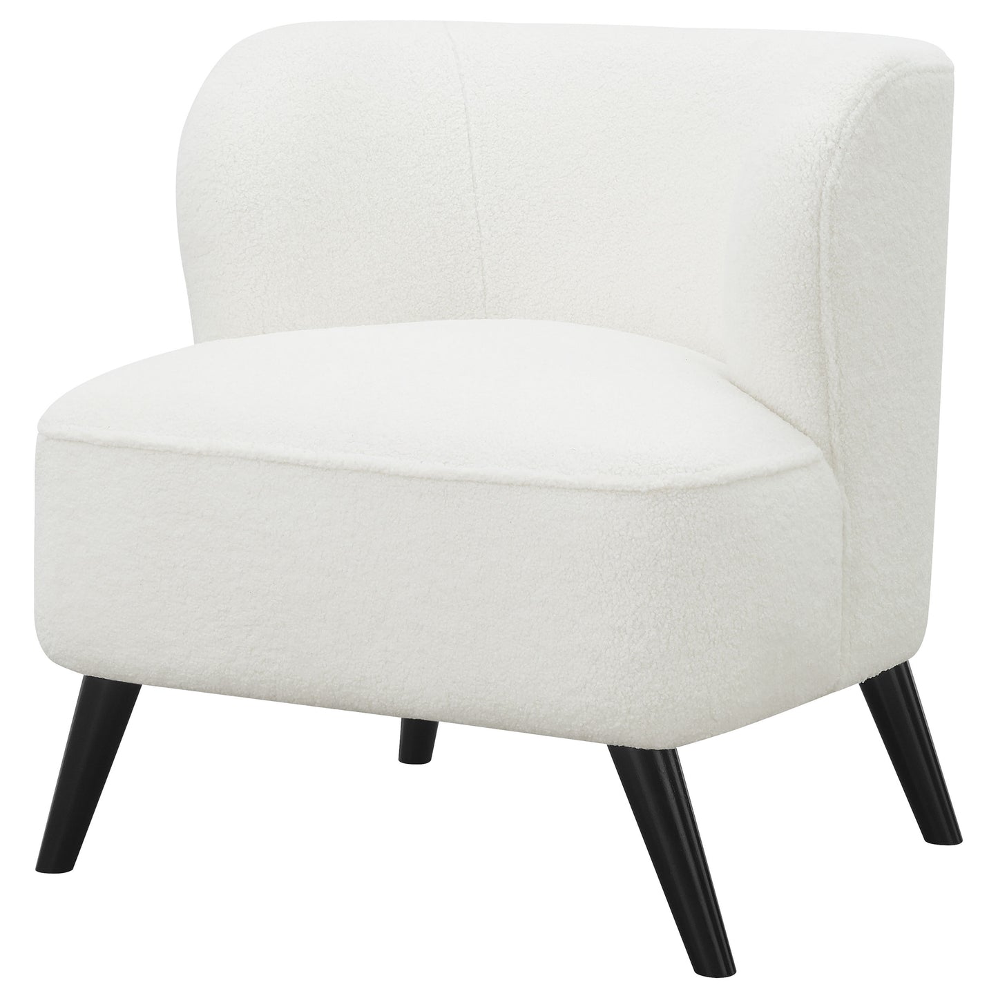 Alonzo Upholstered Track Arms Accent Chair Natural