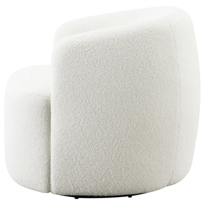 Hudson Upholstered Swivel Chair Natural