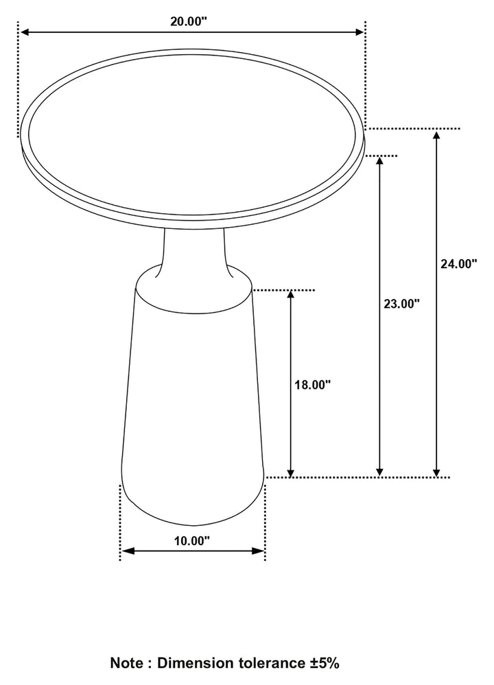 Ixia Round Accent Table