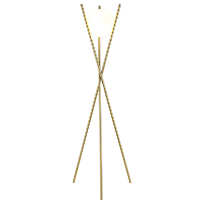 Yamileth Tripod Floor Lamp Gold