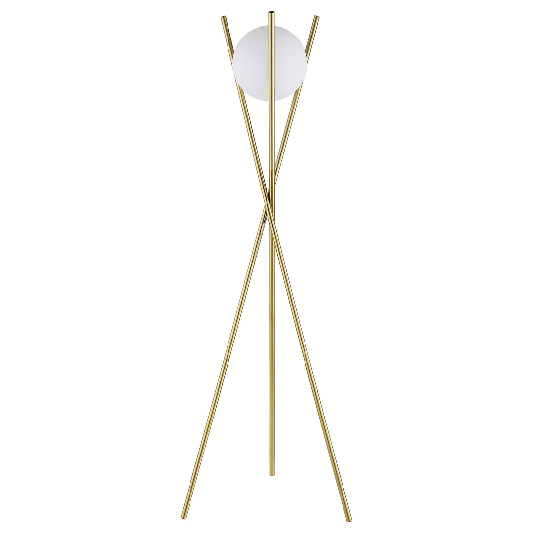 Yamileth Tripod Floor Lamp Gold