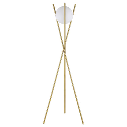 Yamileth Tripod Floor Lamp Gold