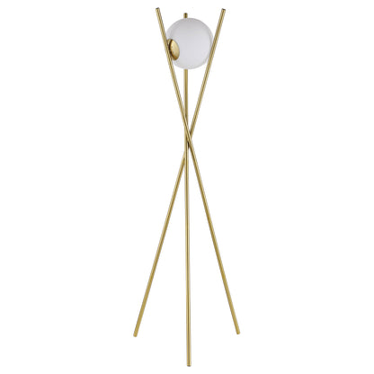 Yamileth Tripod Floor Lamp Gold