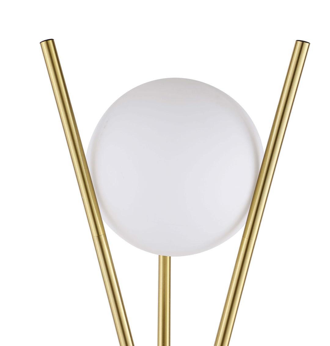 Yamileth Tripod Floor Lamp Gold