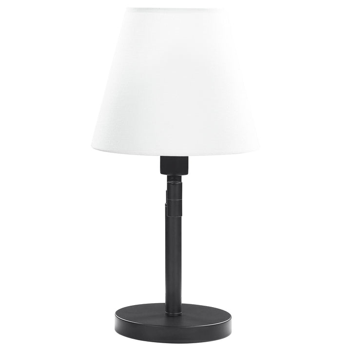 Colombe Rotatable Frame Table Lamp Off White and Matte Black