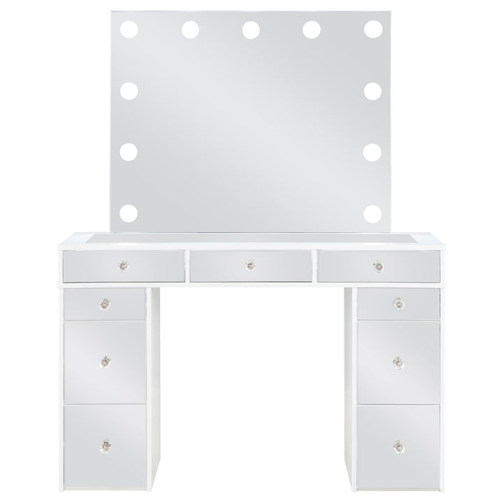 Regina Makeup Vanity Table Set with Lighting White