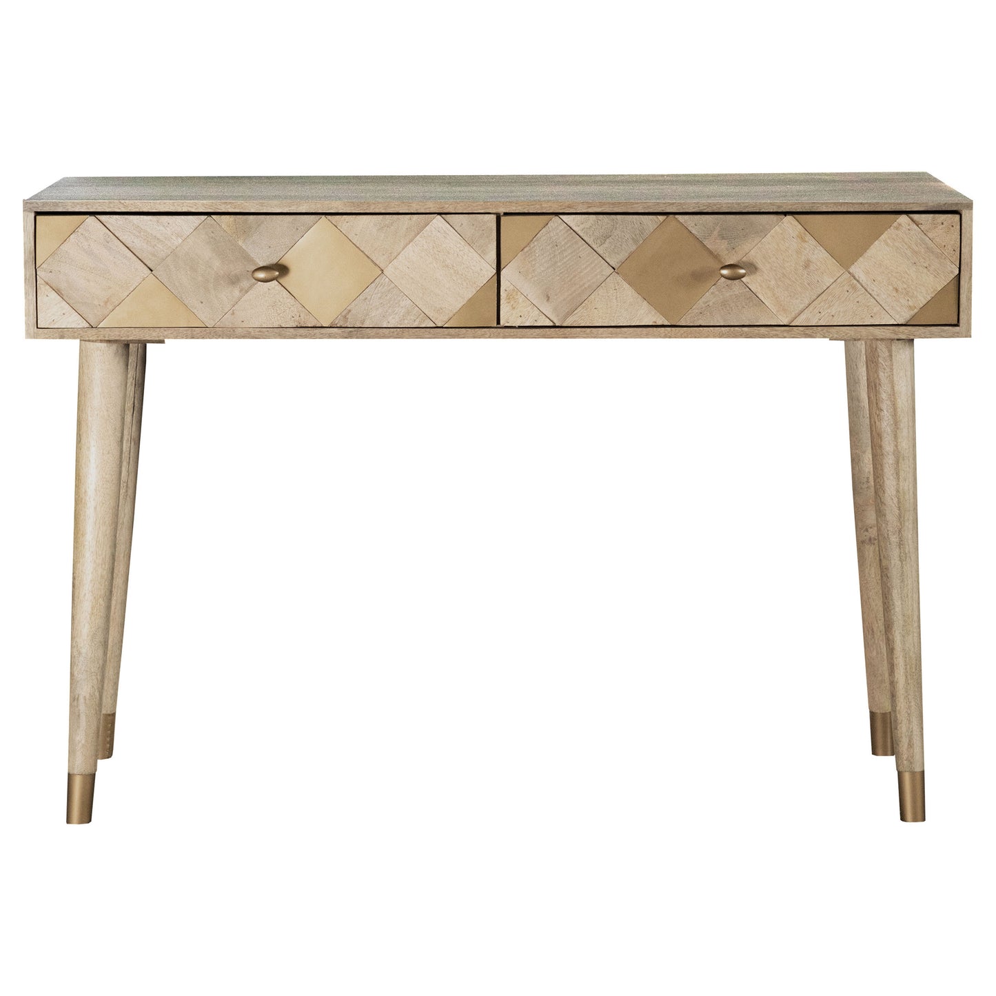 Alyssum Rectangular Storage Console Table Natural