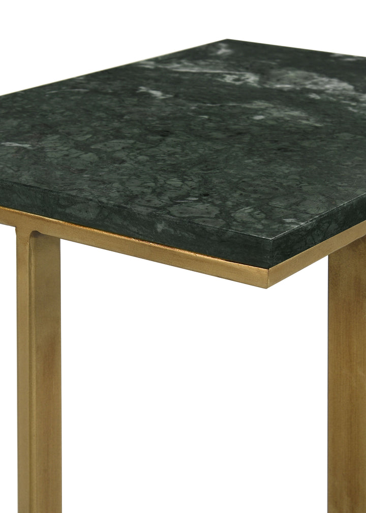 Vicente Accent Table with Marble Top Grey