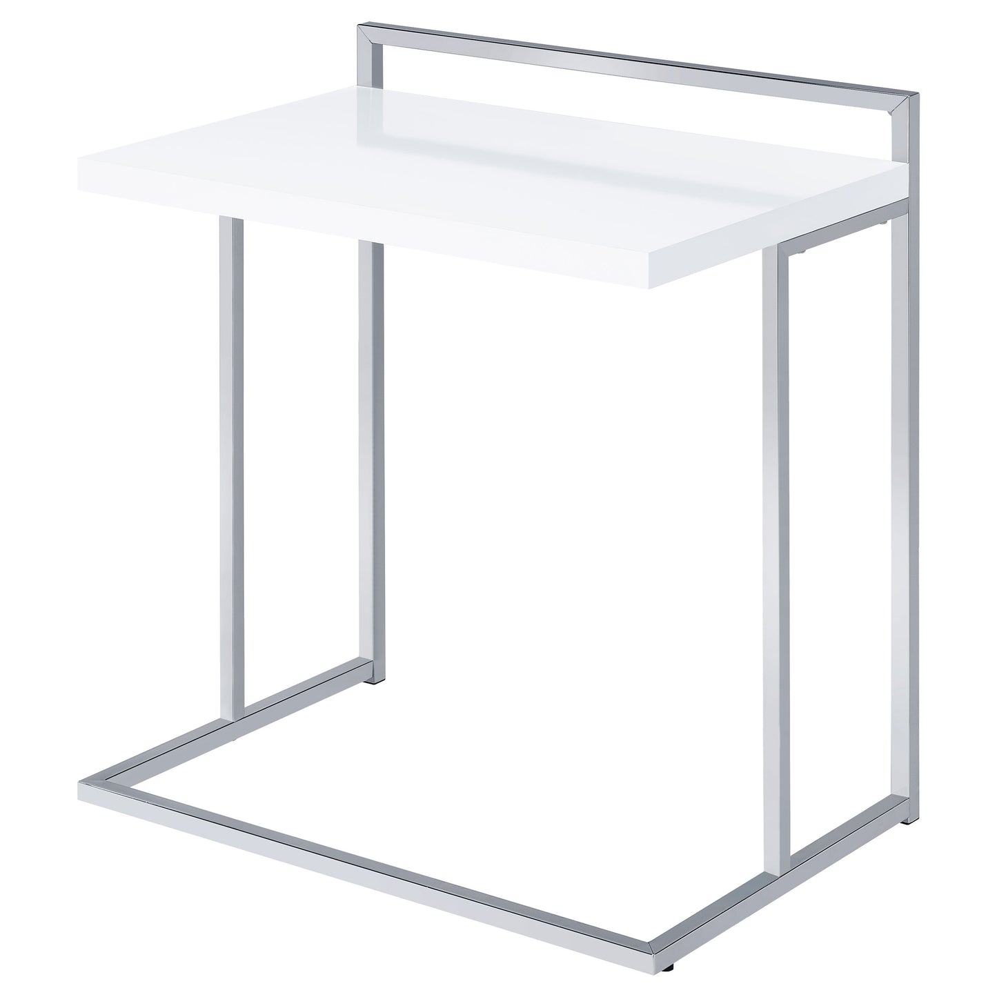 Dani Rectangular Snack Table with Metal Base