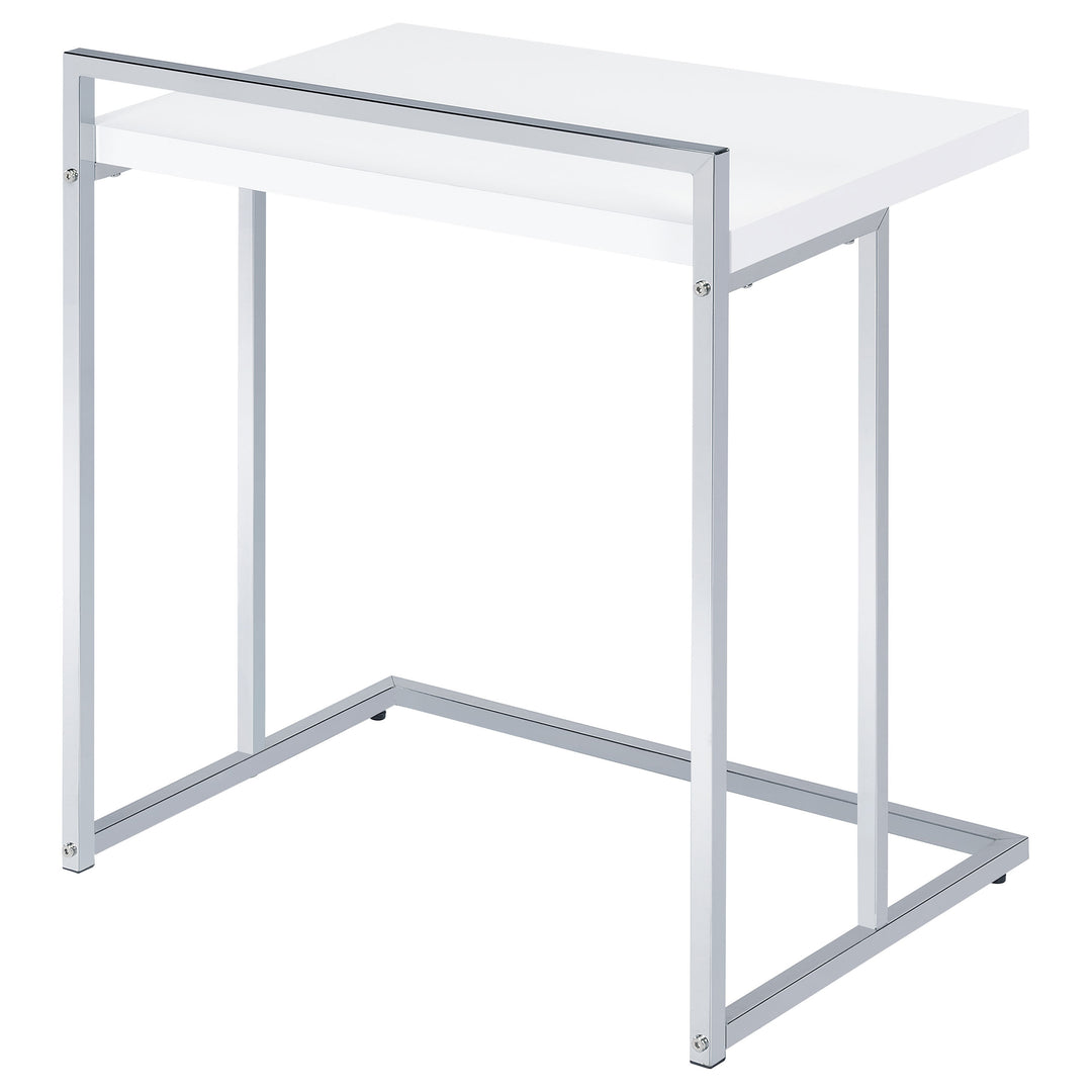 Dani Rectangular Snack Table with Metal Base