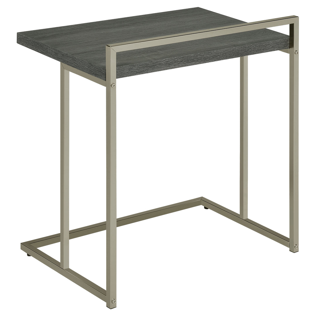 Dani Rectangular Snack Table with Metal Base