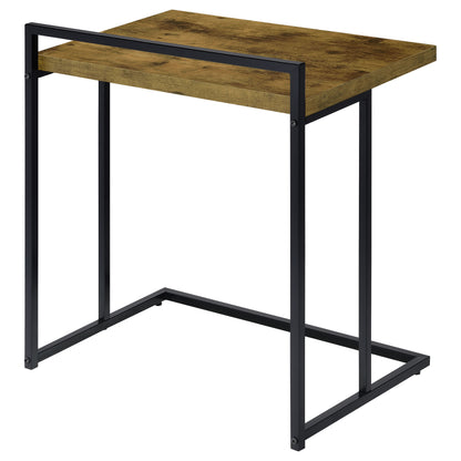 Dani Rectangular Snack Table with Metal Base