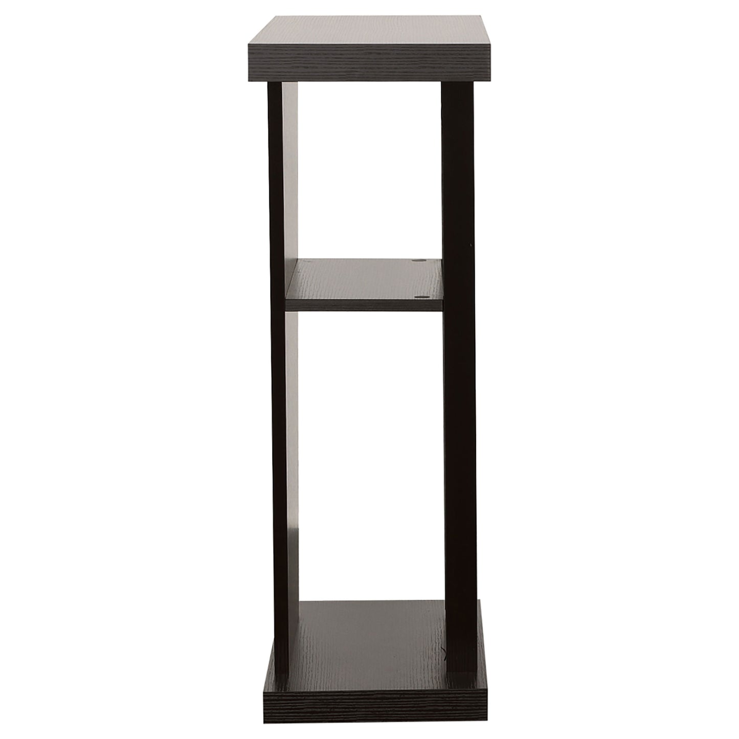 Evanna 2-shelf Console Table Cappuccino