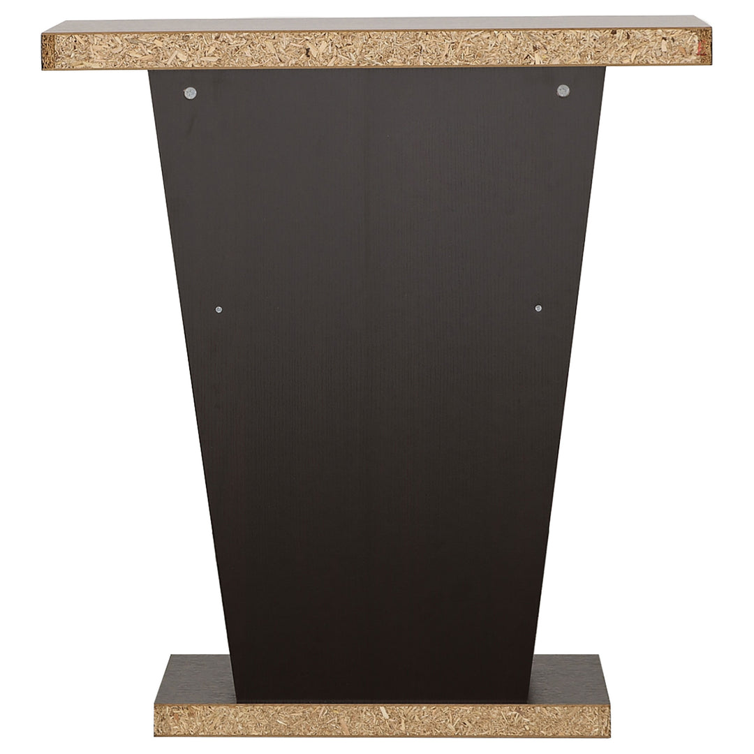 Evanna 2-shelf Console Table Cappuccino