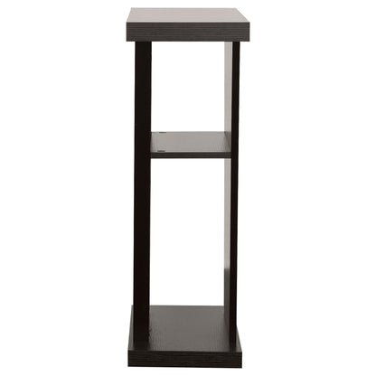 Evanna 2-shelf Console Table Cappuccino