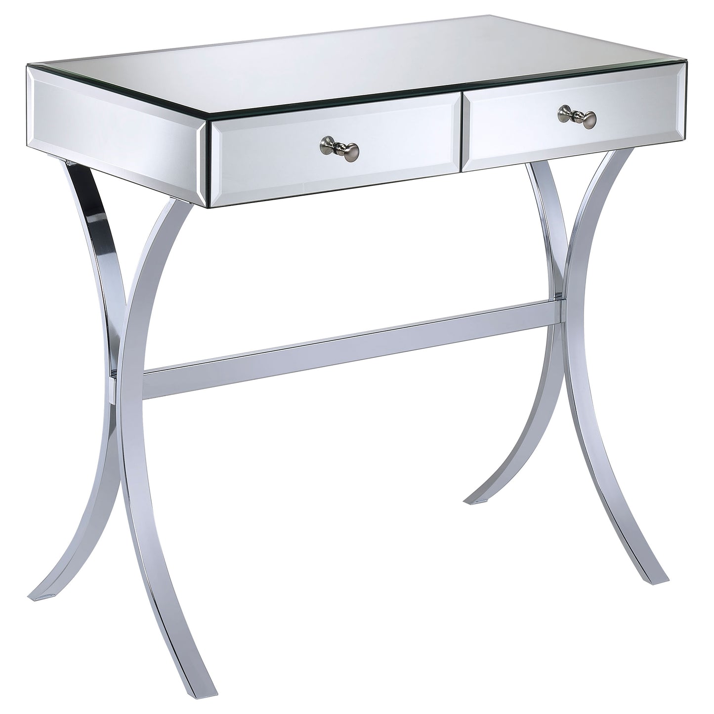 Scilla 2-drawer Console Table Clear Mirror