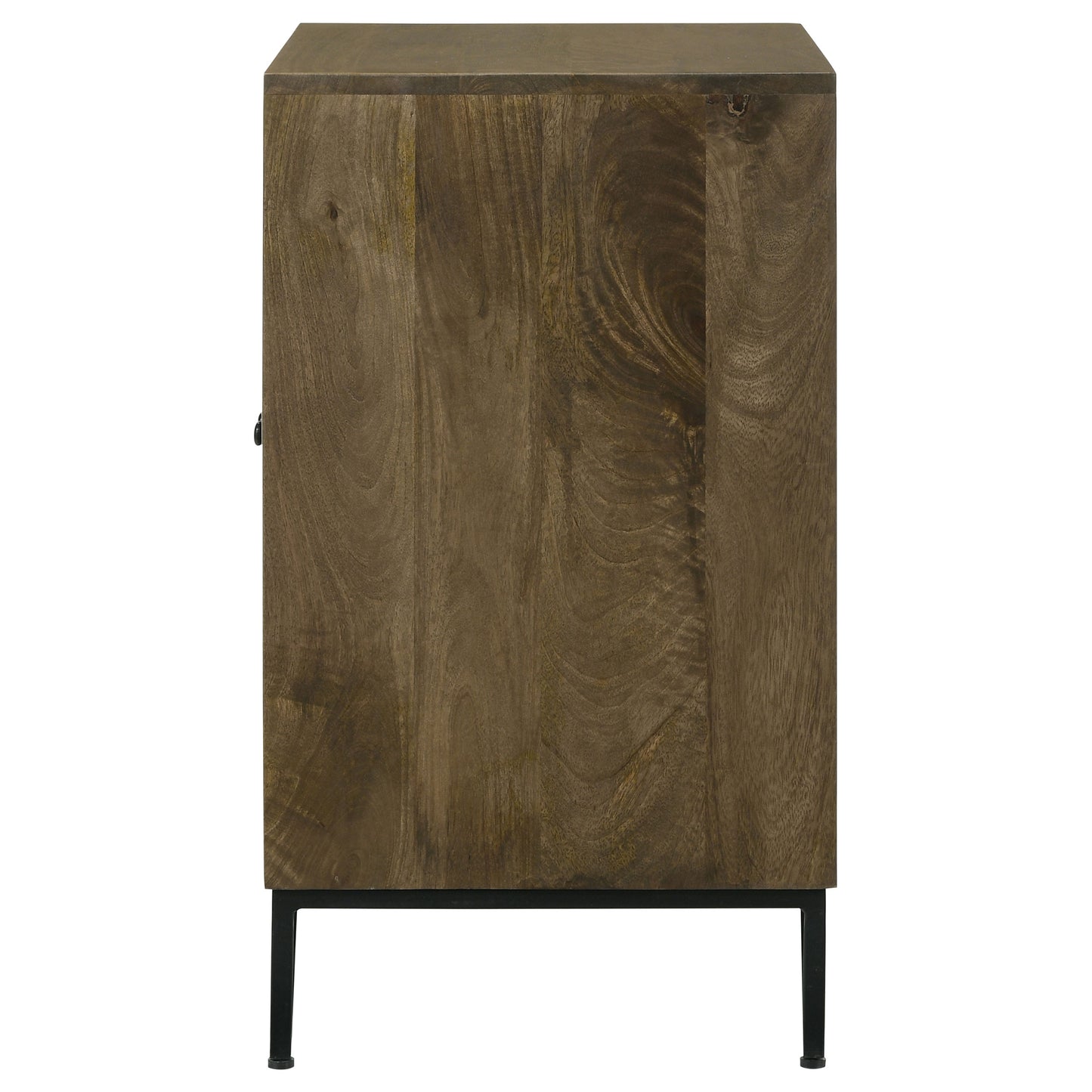 Zaria 2-door Wooden Accent Cabinet Brown