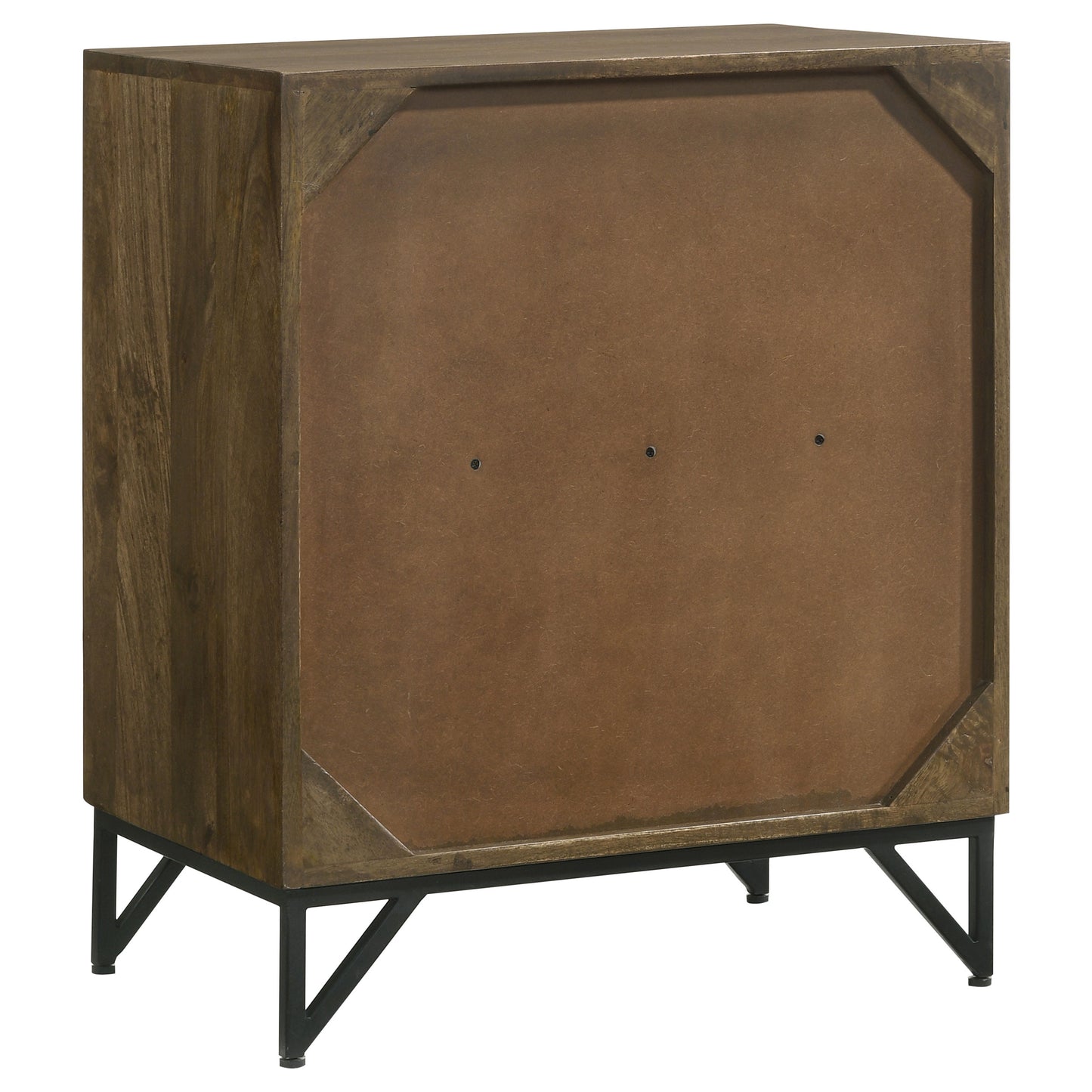 Zaria 2-door Wooden Accent Cabinet Brown