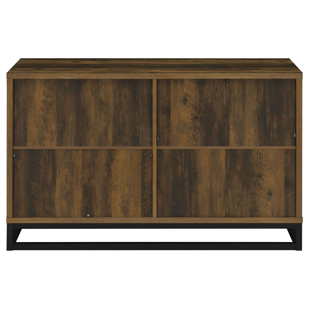 Ryatt 4-door Engineered Wood Accent Cabinet Dark Pine