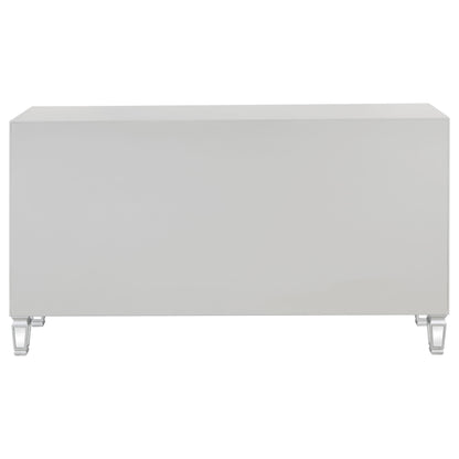 Leticia 3-drawer Accent Cabinet Silver