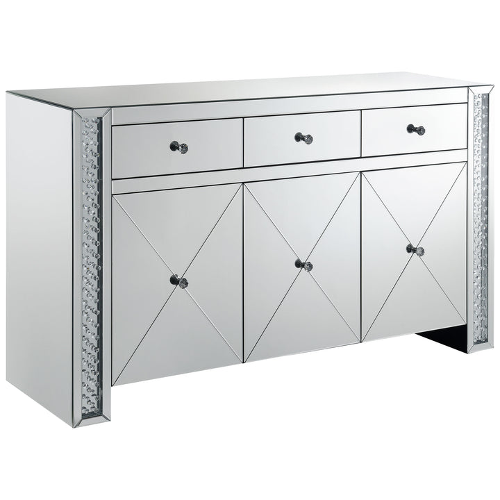 Maya 3-drawer Accent Cabinet Silver