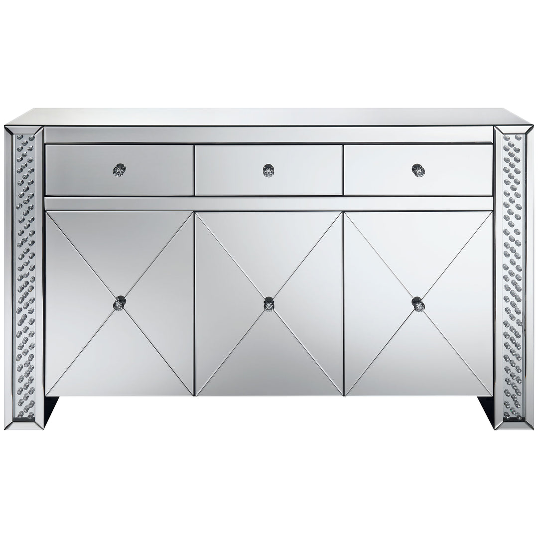 Maya 3-drawer Accent Cabinet Silver