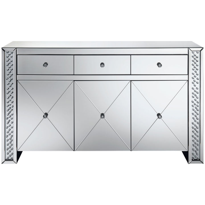 Maya 3-drawer Accent Cabinet Silver