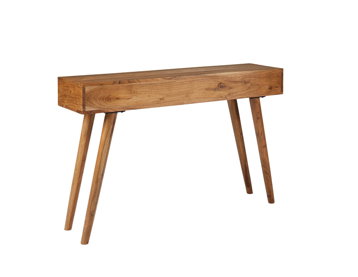 Lotus 2-drawer Console Table Natural Brown