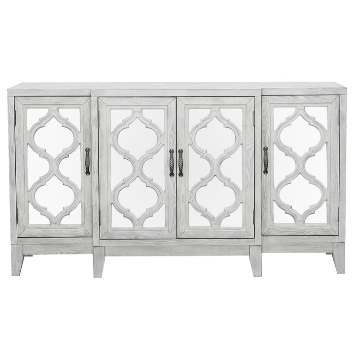 Mckellen 4-door Accent Cabinet Antique White