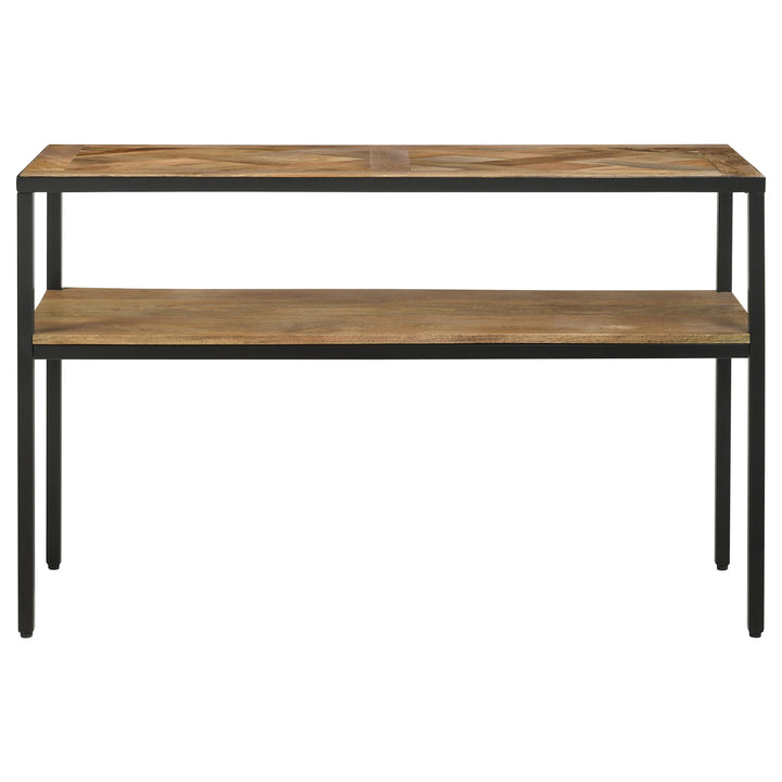 Quince Console Table with Open Shelf Natural